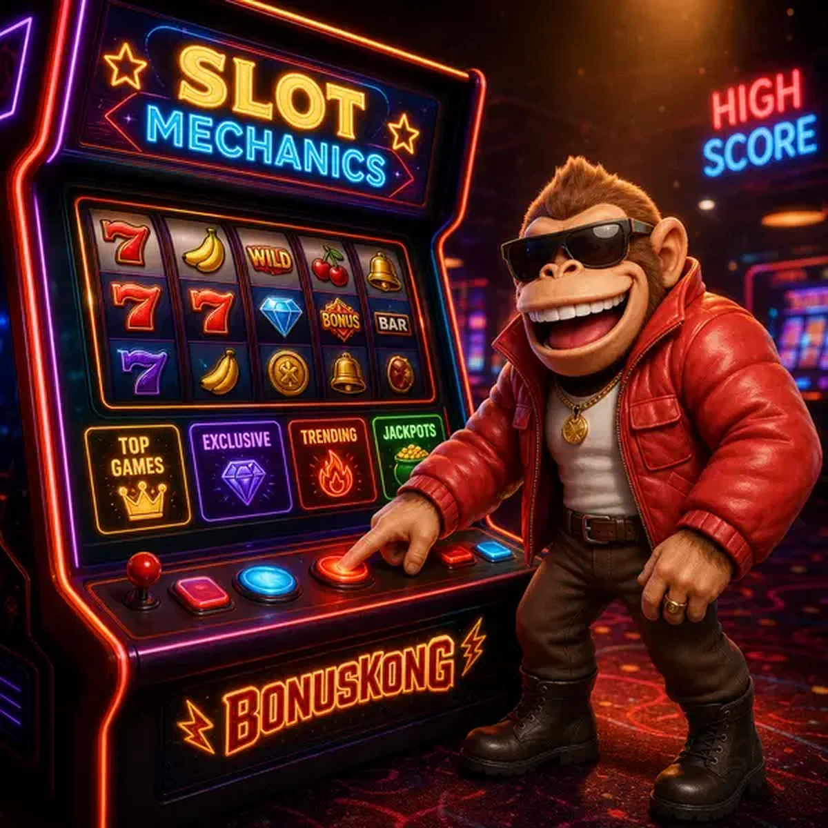 BonusKong entuzjastycznie gra w automaty przy mechanice formatów gier - Megaways vs Hold & Win vs Bonus Buy